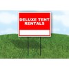 Deluxe Tent Rentals Write On Me Red 18x24 in Single