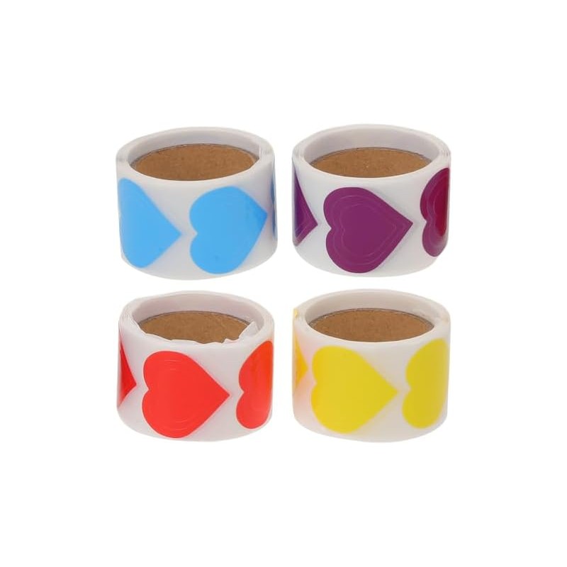 NOLITOY 400 Pegatinas de Bronceado Diseño de Corazones Perforados para