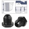 CNRAQR 10AN Male Flare Blanking Plug Fitting Adapter Hex Aluminum
