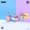 Solomon Shoji WDZY Acrylic Key Ring ACRYLIC KEYRING TUK WDZY-WAK-TK