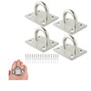 Mirhua Stainless Steel Square Eyepad Plate with Screws Set of