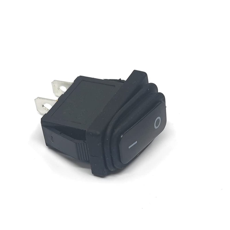 2pcs Waterproof Rocker Toggle Switch On/Off SPST 2 Pin 2