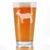 Goat Pint Glass for Beer - Funny Unique Farm Animal