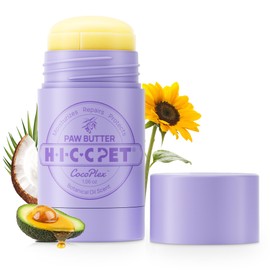 HICC PET Bálsamo para Patas y Nariz de Perros y Gatos - Crema Hidratante para Almohadillas Resecas - 100% Natural, Seguro para Lamer y Reparador (1.06