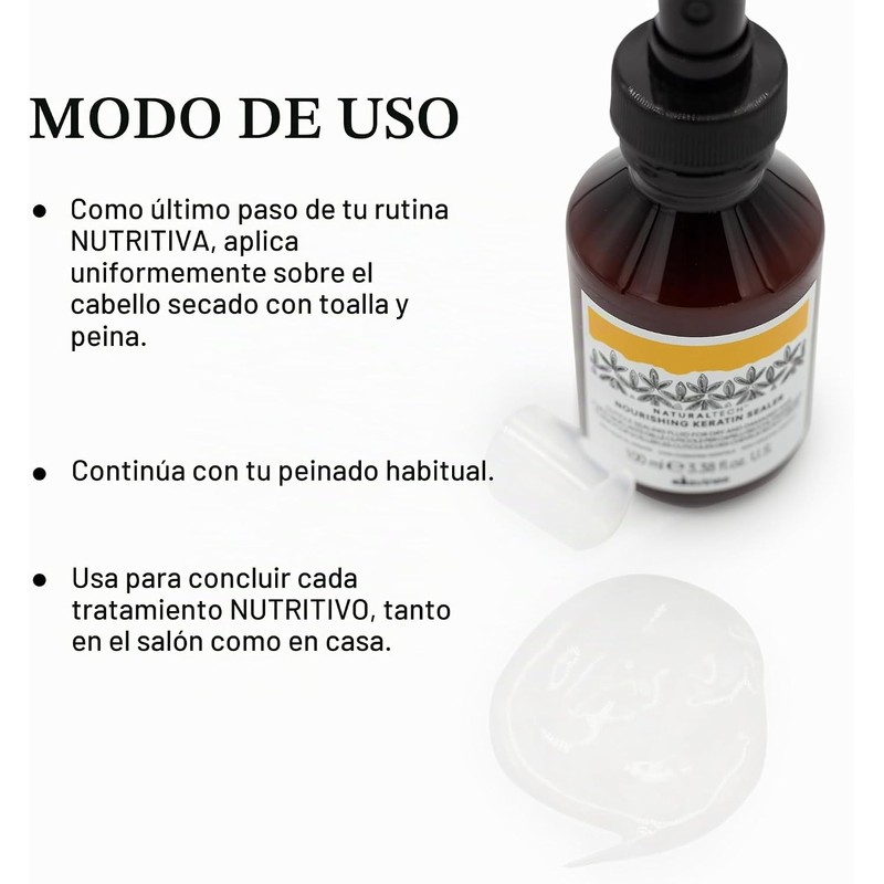 Davines Nourishing Keratin Sealer Tratamiento Leave-in reparador 100 ml