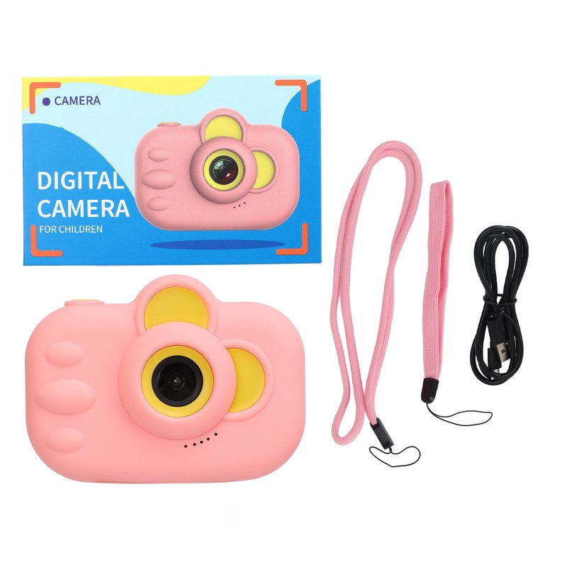 Kids Camera 12MP Dual Front Rear Lens 1080P Children Digital