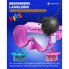 aquazon Kids Waterproof Junior Children's Snorkelling Goggles, Diving Goggles, Swimming