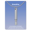 Generic Mindfulness Breathing Necklace, Stress Relief, Stainless Steel Necklace for