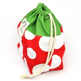 Red Dots Drawstring Medium