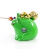 Barzaz Frog Rooting Strap Amulet Bell Frog Keychain Peephole Health