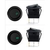 QWORK® 10Pcs LED Lighted Rocker Switch DC 12V 20A On/OFF,