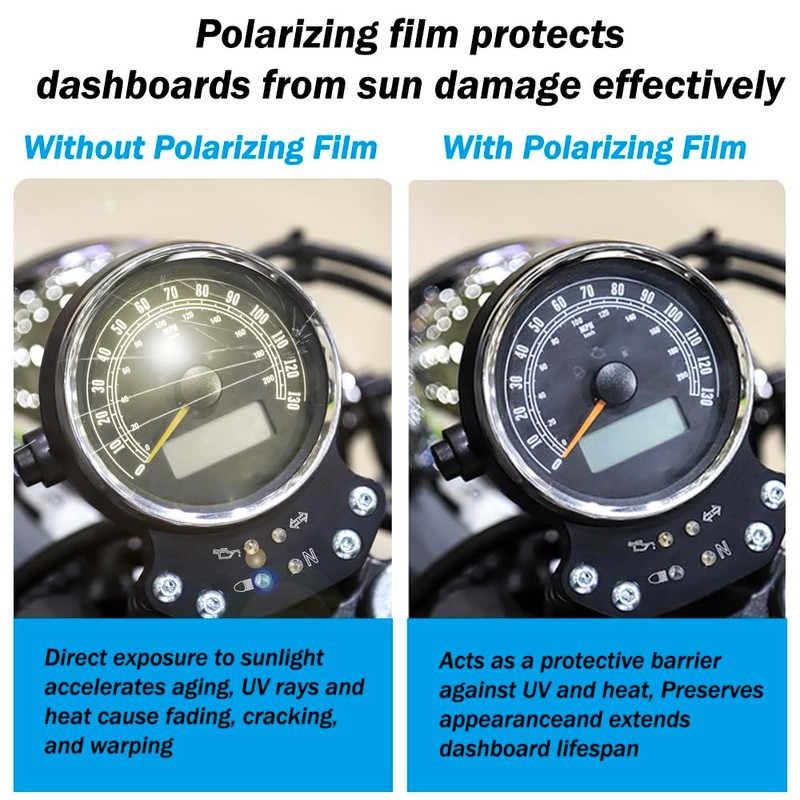 Polarized Film Sheets 2 PCS 7.8x11.8inches/20x30cm Adhesive Polarizer Linear Polarizing