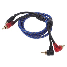 TUCKBOLD Car Audio Amplifier Wiring 1m 3.28ft Compatible | Audio Complete Amplifier Wiring Blue 1 Pcs