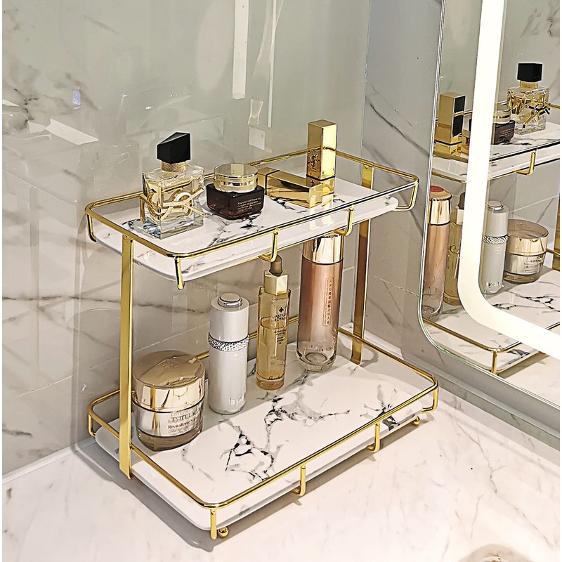 Bathroom Organizer Countertop Perfume Organizer Makeup Organizer Cosmetics Storage Display
