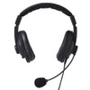 SOUNDWARRIOR Sealed Lightweight Binaural Overhead Headset with Replacement Accessories, Made