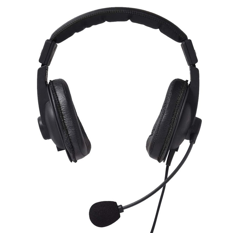 SOUNDWARRIOR Sealed Lightweight Binaural Overhead Headset with Replacement Accessories, Made