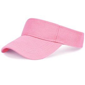 Unisex Visor Cap Sun Hat Golf Tennis Cap with Sun Visor Baseball Cap Baseball Cap Adjustable Visor Summer Peaked Cap for Men and Women, pink