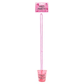 12 x Hen Party Pink Shot Glasses - Hen Night Party Supplies