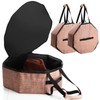 Wonderjune 2 Pcs Cowboy Hat Box for Storage Collapsible Sturdy