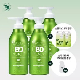 Vedi [TS 선물세트] 비디샴푸 500g*4개+선물박스*2개+6g파우치*10개 램덤증정 [TS Gift Set] Vidi Shampoo 500g*4 + Gift Box*2 + 6g Pouch*10 Random Gift