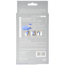 LP Calf, Hamstring, Knee or Thigh Max Wrap - Support Wrap Designed to Aid Prevention, Treatment and Rehabilitation of Injury, Blue - One Size