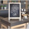 Flash Furniture Canterbury Tabletop Magnetic Chalkboards Weathered Finish 12x17