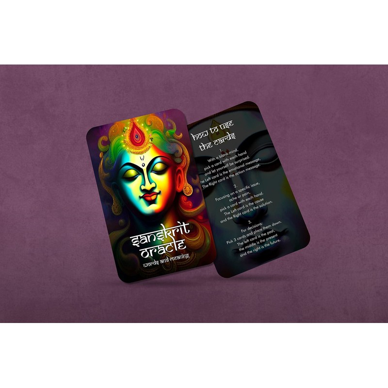 IBIZA TAROT Sanskrit Oracle - Words and Meaning