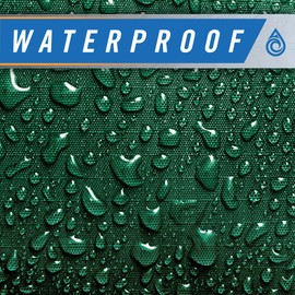 Aqua Quest Guide Tarp - 100% Waterproof Ultralight Ripstop SIL Nylon Backpacking Rain Fly - 10x13 Forester Green