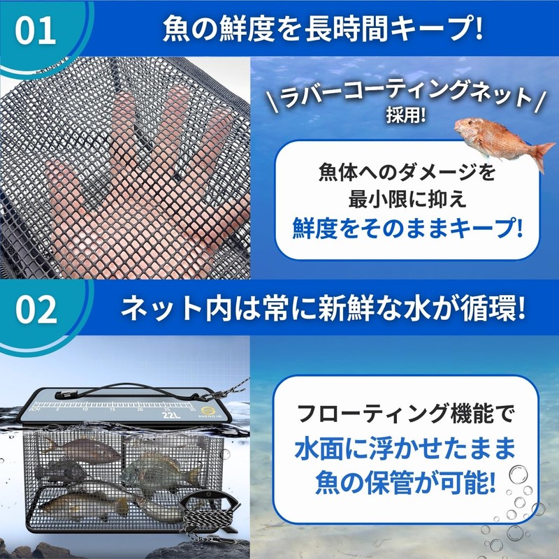 RiNan. Flooring Squirrel Fishing Folding Bucket Zipper Measure 4.7 gal