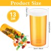ElevateTech Empty Plastic Pill Bottles with Caps, Small Medicines Bottle