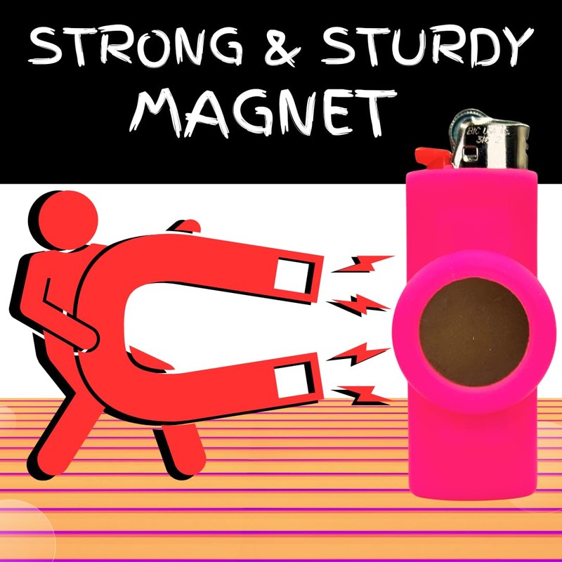 Magnetic Lighter Holder Case Sleeve for BIC Lighters | Strong