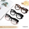 kunchu Reading Glasses for Women - Oprah Blue Light Reading