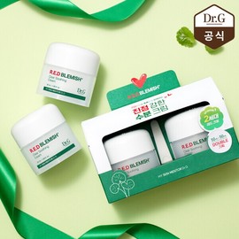 닥터지 레드 블레미쉬 클리어 수딩 크림 50ml 듀오 기프트 세트 Dr.G Red Blemish Clear Soothing Cream 50ml Duo Gift Set