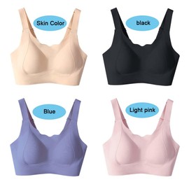 NARCISA Mastectomy Bra&Daily Bra Breast Prosthesis Breast Shape Artificial Breast Bra (US, Alpha, X-Large, Regular, Regular, Black)