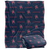 University of Richmond Blanket, 60"x80" Logo Pattern Silky Touch Super