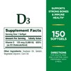 Nature's Bounty Nature's Bounty Vitamin D3, Immune and Bone Support,