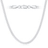 Cysnuc 6mm Silver Miami Cuban Link Chain Choker 316L Stainless