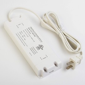 LEDupdates 12v UL Listed 60w Triac Dimmable Driver Transformer Constant Voltage Class 2 100v - 277v input Power Supply for LED Strip light Control by AC Wall Dimmer (12v 60w)