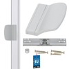KOTARBAU Balcony Door Catch Practical Plastic Safe Smoking Terraces Door