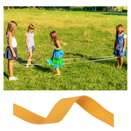 Simpleelove 5 m Long 20 mm Wide Colourful Elastic Band for Sewing Crafts DIY (Yellow)