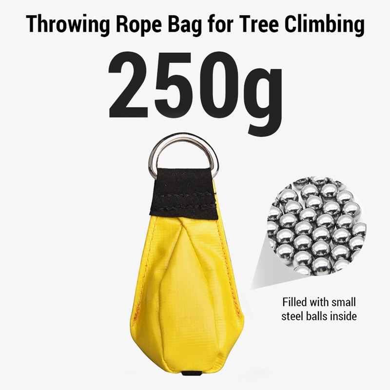 Multi Purpose Throw Weight Bag Throwing Rope Sandbag Climbing Rope