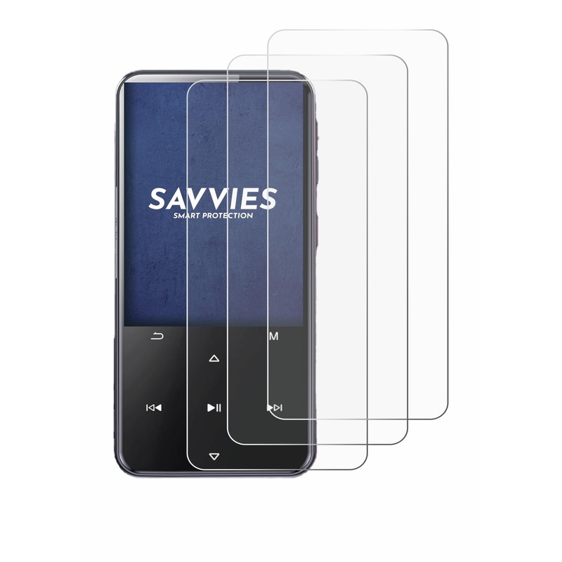 Savvies 6 Stück Schutzfolie für AGPtek M3 Displayschutz-Folie Ultra-Transparent