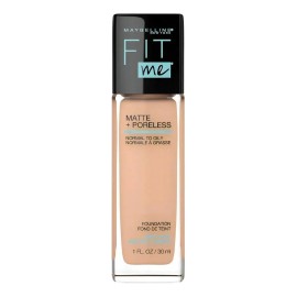 Base Fit Me Matte + Poreless 128 Warm Nude Maybelline
