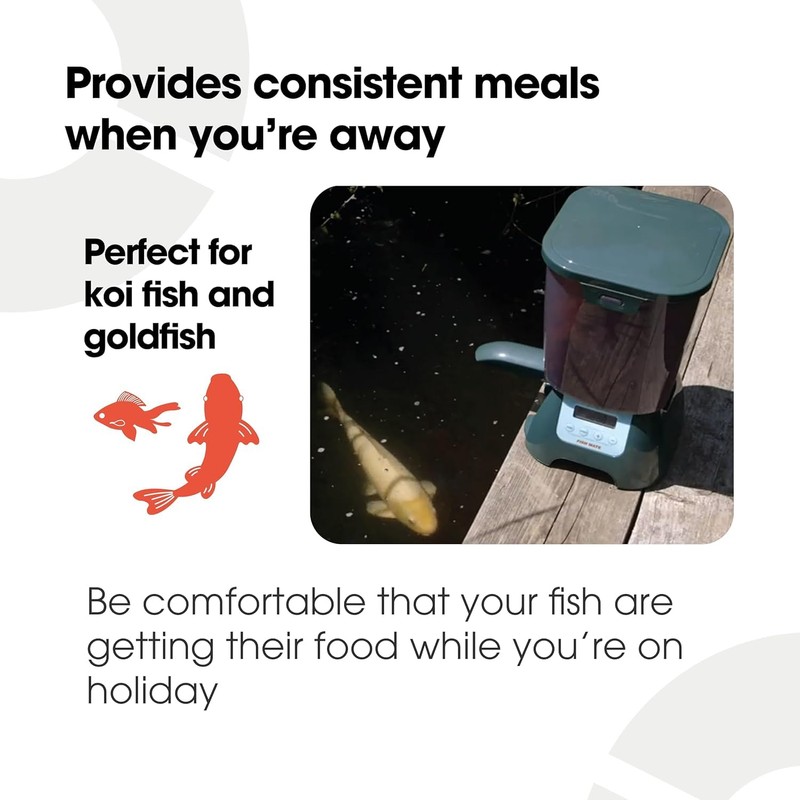 Fish Mate P7000 Automatic Pond Fish Feeder – Programmable LCD