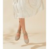 Arromic Nude Flats for Women Round Toe Ballet Flats with