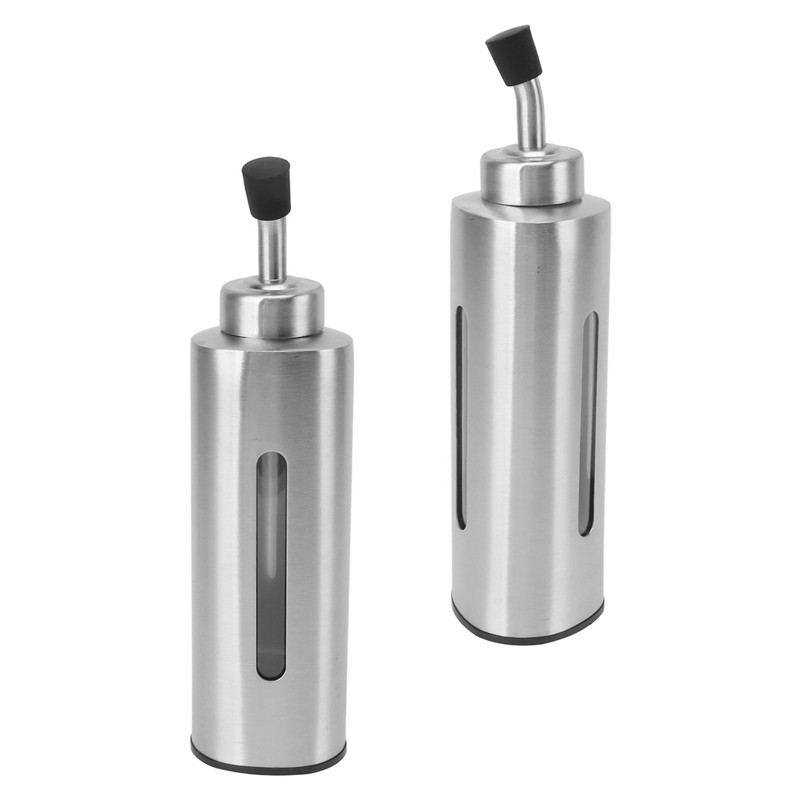 220ml Oil Dispenser Bottle Stainless Steel Oil Bottle Sauce Container