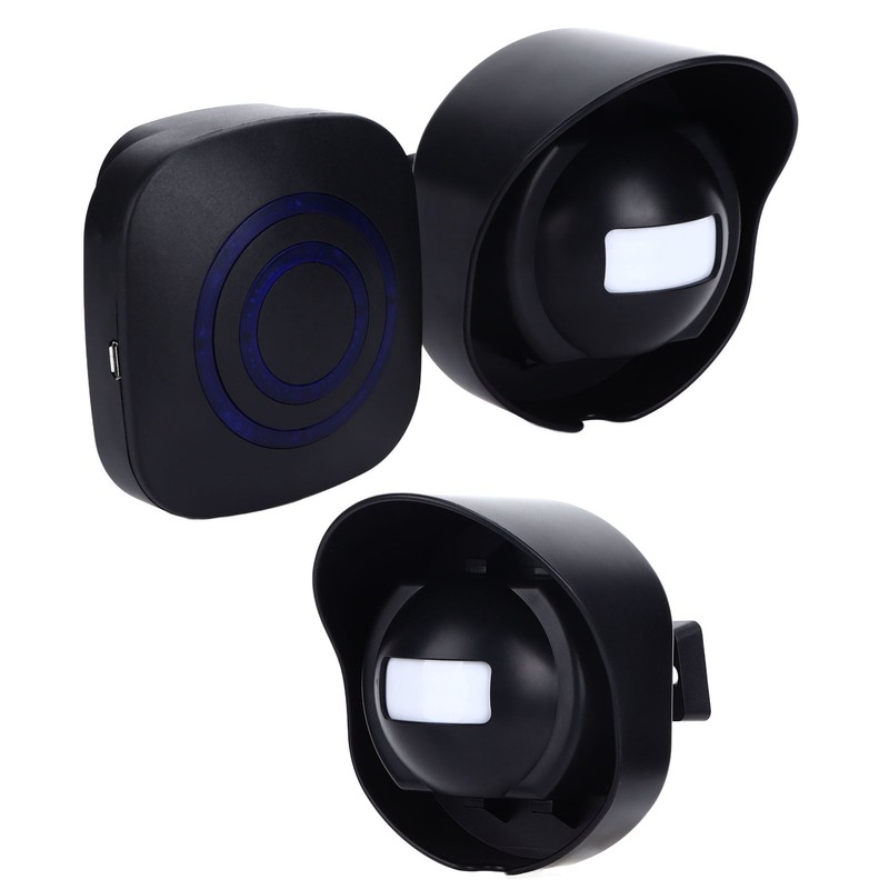 Smart Wireless Sensing Doorbell Waterproof Doorbell Security Alarm Kit for