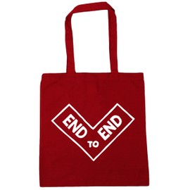 Hippowarehouse End To End Tote Shopping Gym Beach Bag 42cm x38cm, 10 litres
