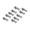 CHDT66 Black Angled Spring Loaded Mud Flap Hangers for Sem