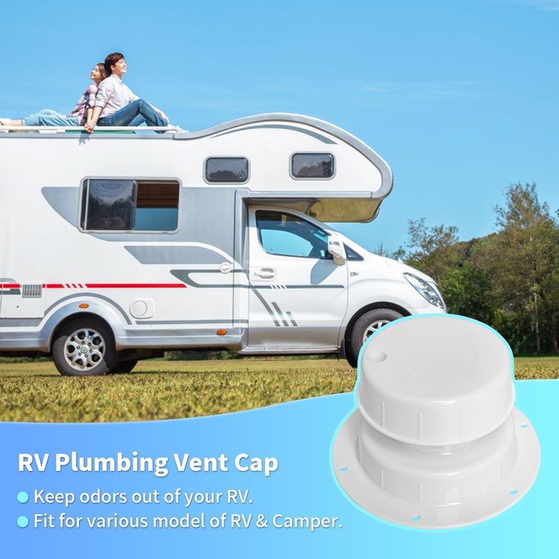 RV Plumbing Vent Caps - Camper Vent Cap Replacement Kit